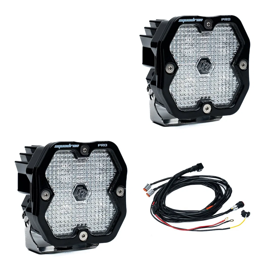 49-7806-2 – BAJA DESIGN Driving/ Fog Light, LED Bulb Square 65 Watt Bulbs Amp Draw 4.7 AMP At 13.8 Volt 12 To 32 Volt...
